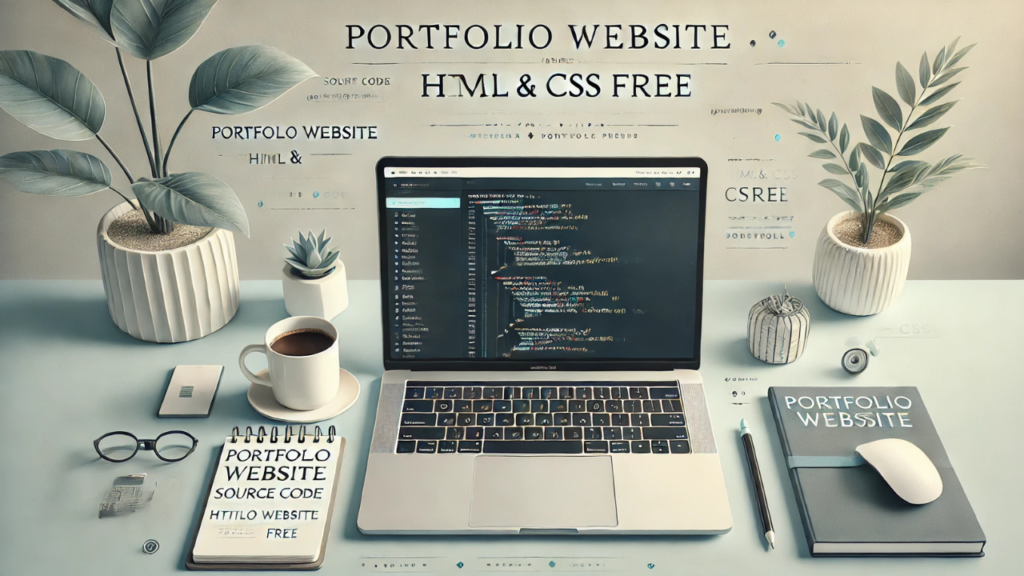 Portfolio website source code html css free