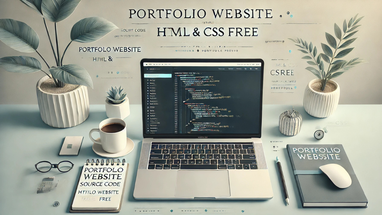 Portfolio website source code html css free